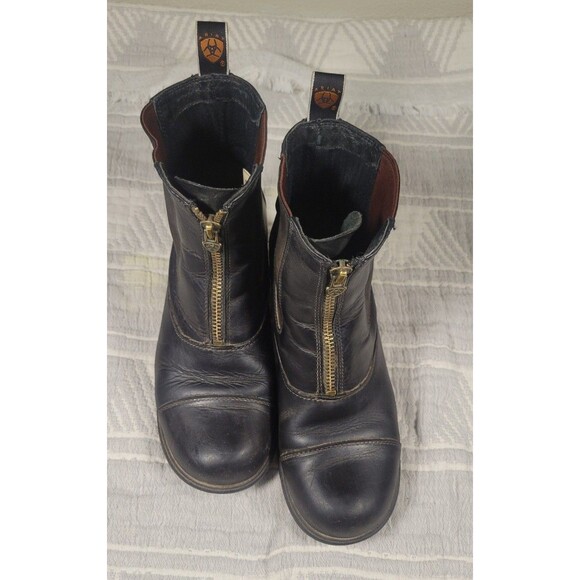 Ariat Heritage Zip Paddock Boots Women’s 9B Deep Brown – Round Toe (Style 42106) - Picture 1 of 7